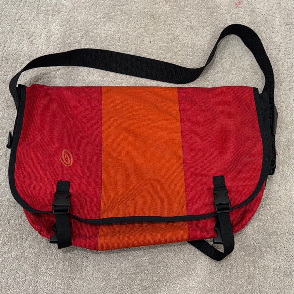 Timbuk 2 Red and Orange Messenger Bag